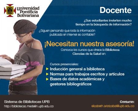 Cursos de la Biblioteca Ciencias de la Salud